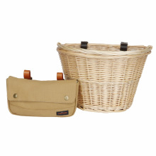 Newest and hot sell eco-friendly 100% Handmade bicycle wicker basket